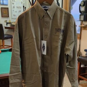 Dakota Arms . Men's Casual Tan Button-Down Shirt